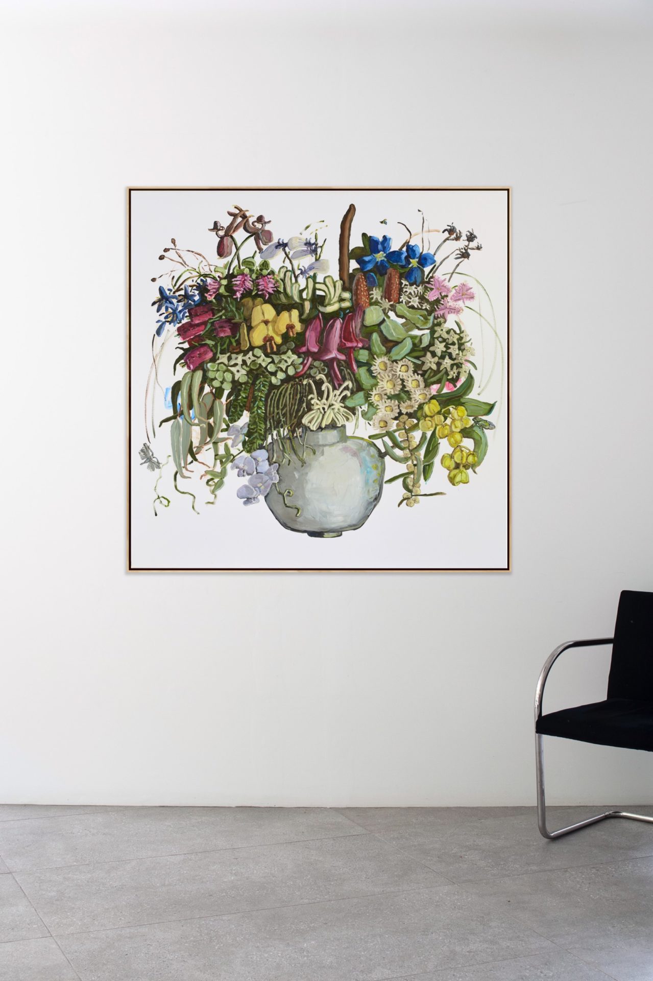 Jane Guthleben oil on linen canvas Australian flora painting