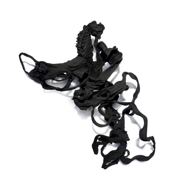 Raw Artificial L 2023 Charcoal and Polyethylene 92x97x29cm copy scaled - Raw Artificial L - Eloise Cato .M Contemporary